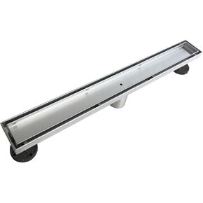 Neodrain 24-Inch Linear Shower Drain with Tile Insert Grate, Professional Brushed 304 Stainless Steel Rectangle Shower Floor Drain Manufacturer, Linear Drain with Shower Drain Base in Kuwait