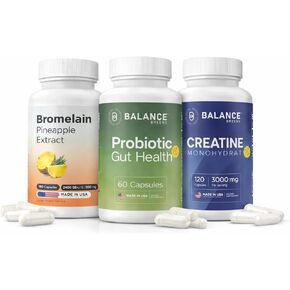 Bromelain + Probiotics + Creatine Digestive Balance, Muscle Energy & Active Wellness Bundle in Kuwait