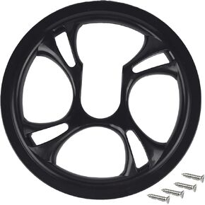 واقي سلسلة دراجات 48 سنًا بأربعة مسامير، واقي باش من البلاستيك PC للدراجات الجبلية، يناسب مسافة الفتحات المجاورة 4.72 بوصة، يمنع الشحوم ويحمي السراويل، يتضمن 4 براغي (أسود) in Kuwait