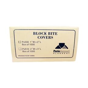 Plasdent PS500 Dental Bite Block Covers 1 X 2 1000/Pk in Kuwait