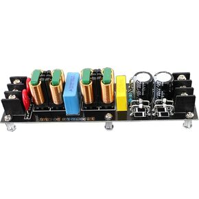 لوحة فلتر HiFi AC Power Line DC - وحدة قمع الضوضاء الصوتية وتقليل التموج، 2000 وات، 15 أمبير، محث سلك مسطح SQ، مانع تيار مستمر مزدوج وفلتر EMI، لمكبر الصوت وأنظمة DAC in Kuwait
