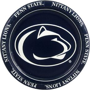 أطباق ورقية من Westrick Penn State Nittany Lions مقاس 9 بوصات - مرخصة رسميًا - لوحات تحمل شعار الجامعة - لوازم الحفلات للتخييم وحفلات العرض والتخرج - 8 عبوات in Kuwait