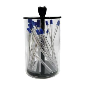 صندوق تخزين قاذف لعاب الأسنان، أنبوب شفاط للاستعمال مرة واحدة من YOUYA DENTAL، أدوات تخزين منظم أدوات شفط، موزع شفاط، حاوية أنبوب فوهة رذاذ طبيب الأسنان (أسود) in Kuwait