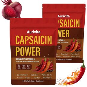 Capsaicin Power, Capsaicin Softgels, Cayenne Pepper & Beetroot Extracts with Vitamin D3+k2, 240 Softgels (1 pcs) in Saudi Arabia