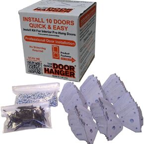 The Original Door Bracket (10 Door Install Pack), Complete Hassle-Free Door Installation Kit | Patented in Kuwait