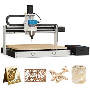 4040 CNC Router Machine with Linear Guide & Ball Screw Motion, Achieve ±0.005mm Accuracy for High Precision Metal Aluminum Copper Wood Acrylic PCB Engraving in Kuwait