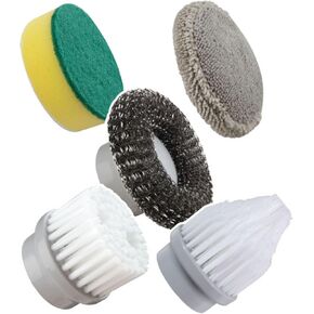 Horsepower Scrubber Complete 5-pack of Durable Premium Replacement Heads for Electric Spin Scrubber, AS SEEN ON TV in Kuwait