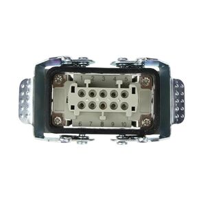 Rectangular Heavy Duty Connector HDC-HE-10 Aviation Industry Waterproof Sand Proof Socket Electric 500V 16A(Side Connection) in Kuwait