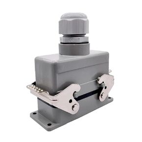 Heavy Duty Connectors HDC-HE-016-1/2/3/4 F/M 16pin 16A 500V Industrial Rectangular Aviation Connector Plug Screw Connection(Hdc-he-016-4) in Kuwait