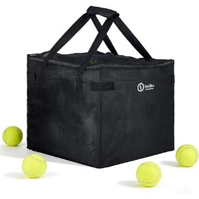 Tennis Ball Bag - Large Capacity 160 Ball Detachable Hopper Bag with Side Pockets, Waterproof Oxford for Court Training, Multi-Sport Use & Storage in Saudi Arabia