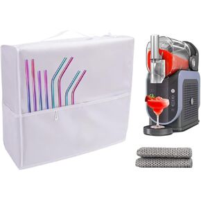 ملحقات غطاء آلة Ninja Slushie مع قطعتين من قماش التنظيف السلكي المعجزة، قاعدة مفتوحة لسهولة الاستخدام ومناسبة لـ Ninja Slush FS301C/FS301/FS300 (فضي) in Kuwait