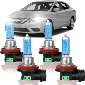 Fit for Honda Odyssey 2005-2010 High Performance Halogen Headlight Bulbs,9005 High Beam + 9006 Low Beam Headlamp Replacement Bulbs Kit,Pack of 4 in Saudi Arabia