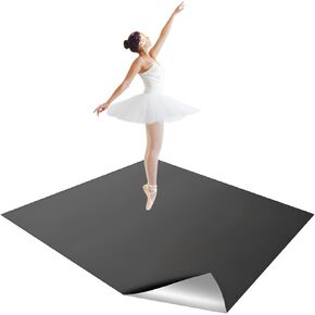 Portable Marley Floor, Dance Mat, 1.5 mm Thick Vinyl Dance Floor, Non-Slip Practice Mat for Ballet, Jazz, Home & Studio in Kuwait