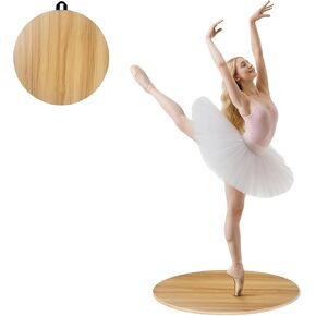 أرضية رقص محمولة مستديرة، أرضية خشبية باليه، لوحة دوارة للرقص، أرضية رقص باليه ناعمة للمنزل والاستوديو والخارج in Kuwait