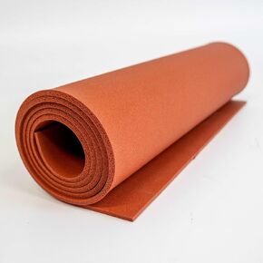 Rubber Sheet Warehouse Silicone Sponge Rubber Sheet (.125" Thick, 12" Wide x 36" Long) Flexible, Soft, High Rebound, Elastic, Eco-Friendly, High Tensile Strength in Kuwait