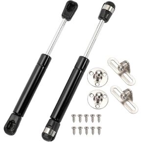 7.5 Inch 25Lbs/110N Gas Springs with Bracket Ball Stud,7.5" Gas Struts Hydraulic Lift Support for Cabinet Lid Toolbox Cover,2 Pcs, Black in Kuwait