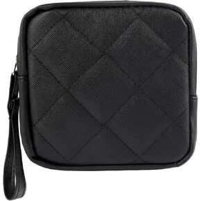 Sanitary Bags Sanitary Napkin Storage Bag Portable Makeup Bag Pad Pouch Tampon Bags Period Pouch First Period Kit for Teen Girls Women (Black) in Kuwait