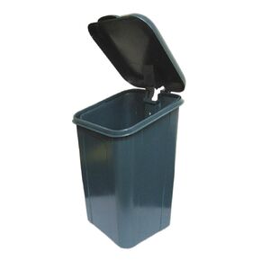 DOGIPOT 1208-L Trash Receptacle with Polyethylene Lid and Liner Trash Bags, Polyethylene in Kuwait