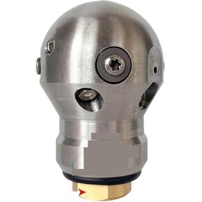 ارتفاع ضغط غسل أنابيب الصرف الصحي تنظيف الدورية الكرة فوهة Jetter كروية (1I2 أنثى 60LPM) in Kuwait