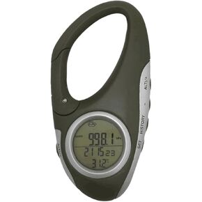 Handheld Barometer Altimeter with Thermometer Carabiner for Mountaineering Outdoor Hiking Camping Sports in Saudi Arabia