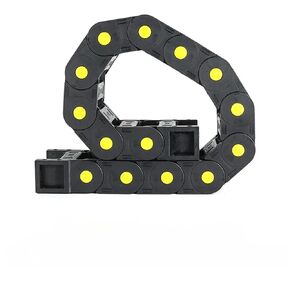 سلسلة سحب كابل كبيرة 45 × 60 مم 75 مم 100 مم 125 مم 150 مم 200 مم L1000mm حامل سلك سلسلة سحب كابل نايلون مع موصلات نهاية (75 مم، 45 × 125 مم _ النوع مفتوح) in Kuwait