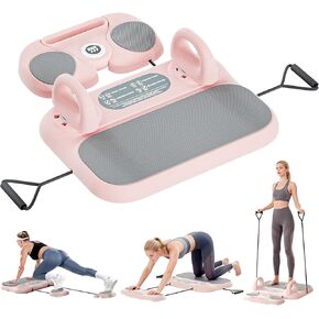 لوح إصلاح البيلاتيس من شيجينغ، معدات بيلاتيس قابلة للطي 6 في 1 للتمرين المنزلي مع الخشب، تدريب أساسي وكامل الجسم للنساء in Kuwait