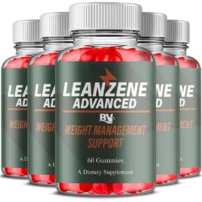 BLUE VIBE LeanZene Advanced Keto ACV Gummies, Lean Zene Advanced Natural Keto Wellness Support Formula Gummies, LeanZene Keto ACV & Overall Health Support Supplement (5 Pack - 300 Gummies) in Kuwait