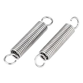 304 Stainless Steel Tension Spring 0.3 * 3mm Wire Diameter S Hook Round Coil Pullback Extension Metal(10mm(5pcs),3MM-S Hook_0.3MM) in Saudi Arabia