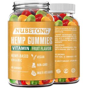 Hemp Gummies High Potency Extra Strength Hemp Oil Extract Organic Edible Gummy Supplement for Adult Gummy for Sleep, Pain, Anxiety in Kuwait