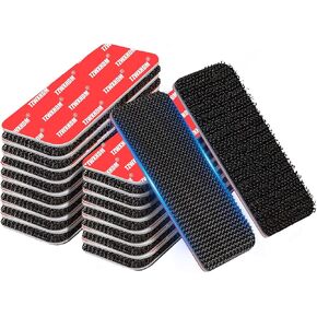 شرائط ربط وحلقة شديدة التحمل مع لاصق فائق، مقاومة للحرارة ومقاومة للماء، للاستخدام الداخلي والخارجي للسيارة (2 × 2 بوصة * 18 قطعة) in Kuwait