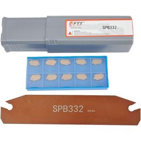 SPB332 SPB323 Groove Cut Off Holder Featuring SP300 Cutting Insert, Superior Durability in Kuwait