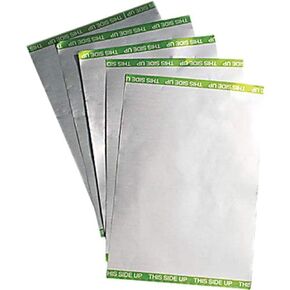 JG Finneran 229572 Easily Pierced Lacquered Aluminium Foil, 20µm Thikness, PP/PS, Color Coded Green (Pack of 100) in Kuwait
