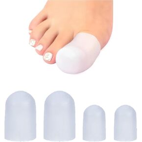 Ballet Toe Pads & Toe Caps Set for Pointe Shoes, Dance Toe Undies Dancer Foot Pads - 2M/2L Sizes in Kuwait