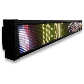 لافتة شريط رياضية LED من سلسلة Titan | لوحة النتائج المباشرة | للإنسان الكهوف والمكاتب والشركات | 78 بوصة الطول in Kuwait