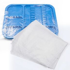 Dental Tray Covers 500 Count, Clear Disposable Plastic Tray Sleeves, 10.5 x 14 in, Barrier Covers for Dental Instrument Trays in Saudi Arabia