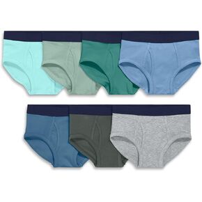 Primary Kids Brief 7-pack, Soft Cotton Stretch Briefs in Solid Neutral mix in Saudi Arabia