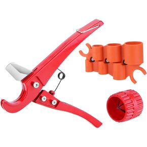 1/4'' - 1'' Depth Gauge and Pipe Deburring Tool, 1/8'' to 1-5/8'' Inner Outer Reamer Pipe Tubing Chamfer Tool,Removal Tools Set for Sharkbite Fittings,for PVC PPR Brass CPVC PE-RT Aluminum in Kuwait