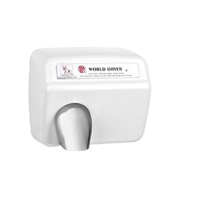 Model A Durable Hand Dryer Finish: Steel White, Voltage: 110-120 V, 20 Amps in Kuwait