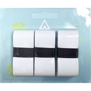 12 /6PACK Tennis Racket Griptape, Racket Grip Tape, Tennis Wrap Grip Tape,Grip Tape for Handles Fits Tennis/Badminton/Squash Rackets (Green/White/Black) in Kuwait