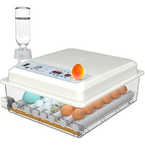 36Egg Incubator with Automatic Egg Turning and Humidity Control, Incubators for Hatching Eggs, Chicken, Ducks, Goose, Pigeon, Quail, Parrot Incubator for Farm, Lab, Science Classroom, Home in Kuwait