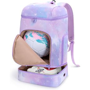 Soccer Backpack for Girls with Separate Ball Pocket and Shoe Compartment, Sports Bags for Soccer, Basketball, Volleyball in Kuwait
