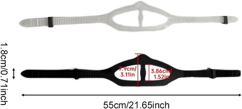 Pilarmuture 2pcs Goggle Strap Replacement Silicone Swimming Head Band ScubaMask,Universal Dive Mask for Swimming Snorkel. in Saudi Arabia