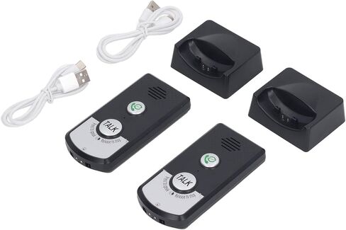 نظام اتصال داخلي لاسلكي للمنزل، جهاز اتصال لاسلكي ثنائي الاتجاه لمراقبة كبار السن، استخدام المنزل والمكتب، اتصال داخلي سهل التركيب مع ميزة جرس الباب in Kuwait