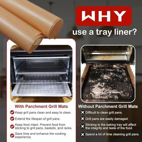 120Pcs Air Fryer Parchment Paper Liners Compatible with Gourmia GTF7460 Toaster Oven Air Fryer Combo, Disposable Nonstick Airfryer Paper Sheets Oven Liner for Gourmia French Door Air Fryer Accessories in Saudi Arabia