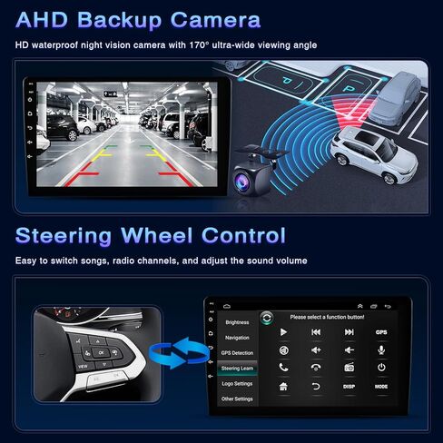 10" Car Radio for Cadillac CTS SRX 2003 2004 2005 2006 2007 2008 Wireless CarPlay Android Auto [2+32G] Bluetooth Touch Screen with GPS WiFi Backup Camera Mic in Kuwait