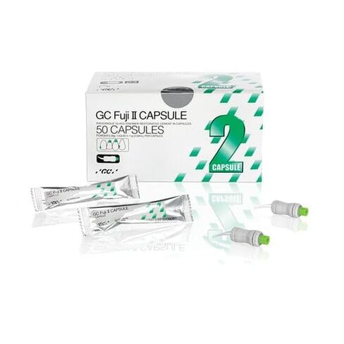 GC 000113 Fuji II Glass Ionomer Restorative Capsules Assorted 50/Bx in Saudi Arabia