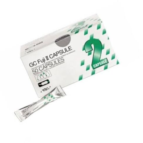 GC 000113 Fuji II Glass Ionomer Restorative Capsules Assorted 50/Bx in Saudi Arabia