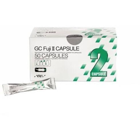 GC 000113 Fuji II Glass Ionomer Restorative Capsules Assorted 50/Bx in Saudi Arabia