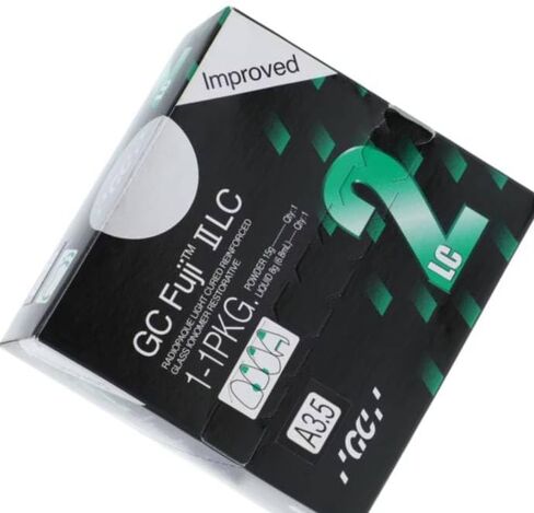 GC 000187 Fuji II LC Improved Resin Reinforced Glass Ionomer Restorative 1:1 Pack A3.5 in Kuwait