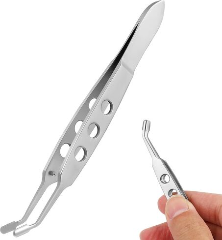 Meibomian Gland Expressor, Stainless Steel Eyelid Massage Tweezers Dry Eye Eyelid Clean Tools Eye Stye Treatment Remover Meibomian Gland in Saudi Arabia